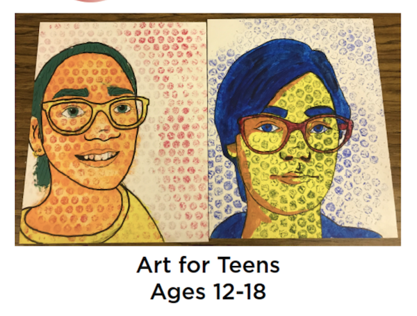 Art for Teens - (ages 12-17)